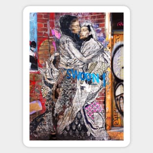 Swoon ~ graffiti Sticker